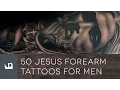 50 Jesus Forearm Tattoos For Men