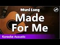 Download Lagu Muni Long - Made For Me (acoustic karaoke)