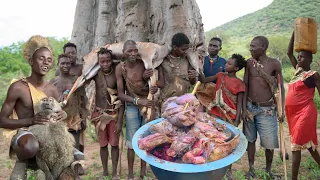 Hadzabe Tribe Compilation of the Best Hunts and Cooking || True African Hunters