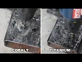 Lagu Drilling Steel COBALT VS TITANIUM Drill Bits Test