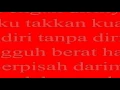 Download Lagu Nia Zulkarnaen / Tito Soemarsono - Jangan Pisahkan Aku Karaoke Versi Pria (Male Key Karaoke)