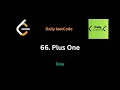 66 Plus One daily leetcode