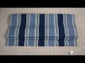 Basic Roman Shade Part 1 Fabrication tutorial - How to make a working flat Roman shade or blind