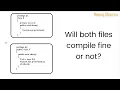 - Access modifiers public default private or protected with members Methods and variable