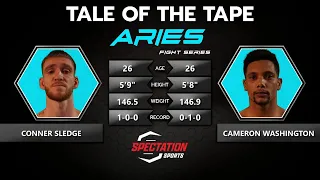 Cameron Washington vs Conner Sledge - Aries Fight Series 34