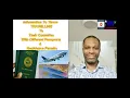 Information To Those TRAVELLING To Their Countries With Different Passports \u0026 Residence Permits