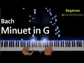 Download Lagu Bach - Minuet in G Major BWV Anh. 114 巴哈《G大調小步舞曲》