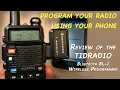 TIDRADIO Wireless Programmer for BAOFENG UV-5R radio via Bluetooth Odmaster BL-1 A FULL REVIEW