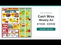 Cash Wise Weekly Ad 26 - 26 Top Deals