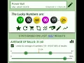 Generate numbers from statistics of lottery using stats algorithms