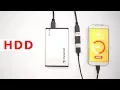 Lagu Connect Hard Drive to Android Smartphone