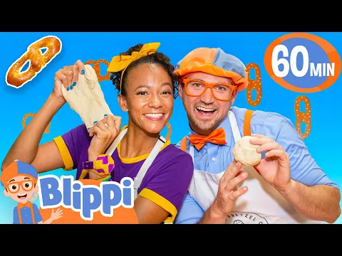 Download MP3 Blippi \u0026 Meekah's Pretzel Adventure: Fun with Food and Friends! | Educational Videos for Kids