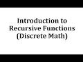Recursive Functions Discrete Math