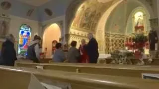 Father William The Blessing of the Throat at Immaculate Conseption Chapel February 3 2015