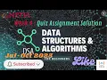 NPTEL SWAYAM Week 4 Assignment Solution Data Structure and Algorithms Design Jul-Oct 2025 DSA