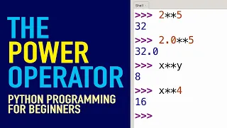 The Python Power Operator Exponentiation in Python