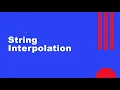 C C Sharp in Urdu Hindi for beginners - String Interpolation