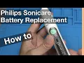 Battery Replacement on Electric Toothbrush Philips Sonicare How to in 4K