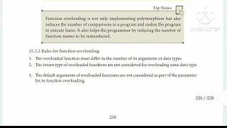 CLASS 11 COMPUTER SCIENCE CHAPTER-15 POLYMORPHISM FUNCTION OPERATOR OVERLOADING IN C IN TAMIL