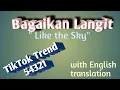 Download Lagu Bagaikan Langit with English translation | song lyrics| Bagaikan Langit Di Sore Hari