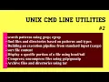 Useful Unix Command Line Utilities