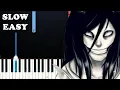 Jeff The Killer Theme SLOW EASY PIANO TUTORIAL