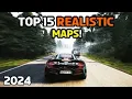 TOP 15 Realistic Maps for ASSETTO CORSA in 2024 Traffic