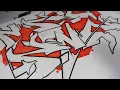 How to draw the graffiti letter N 6 Different ways