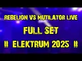 Rebelion vs Mutilator LIVE (full set) @ Elektrum 2025