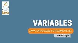Variables Java Language Fundamentals Malayalam