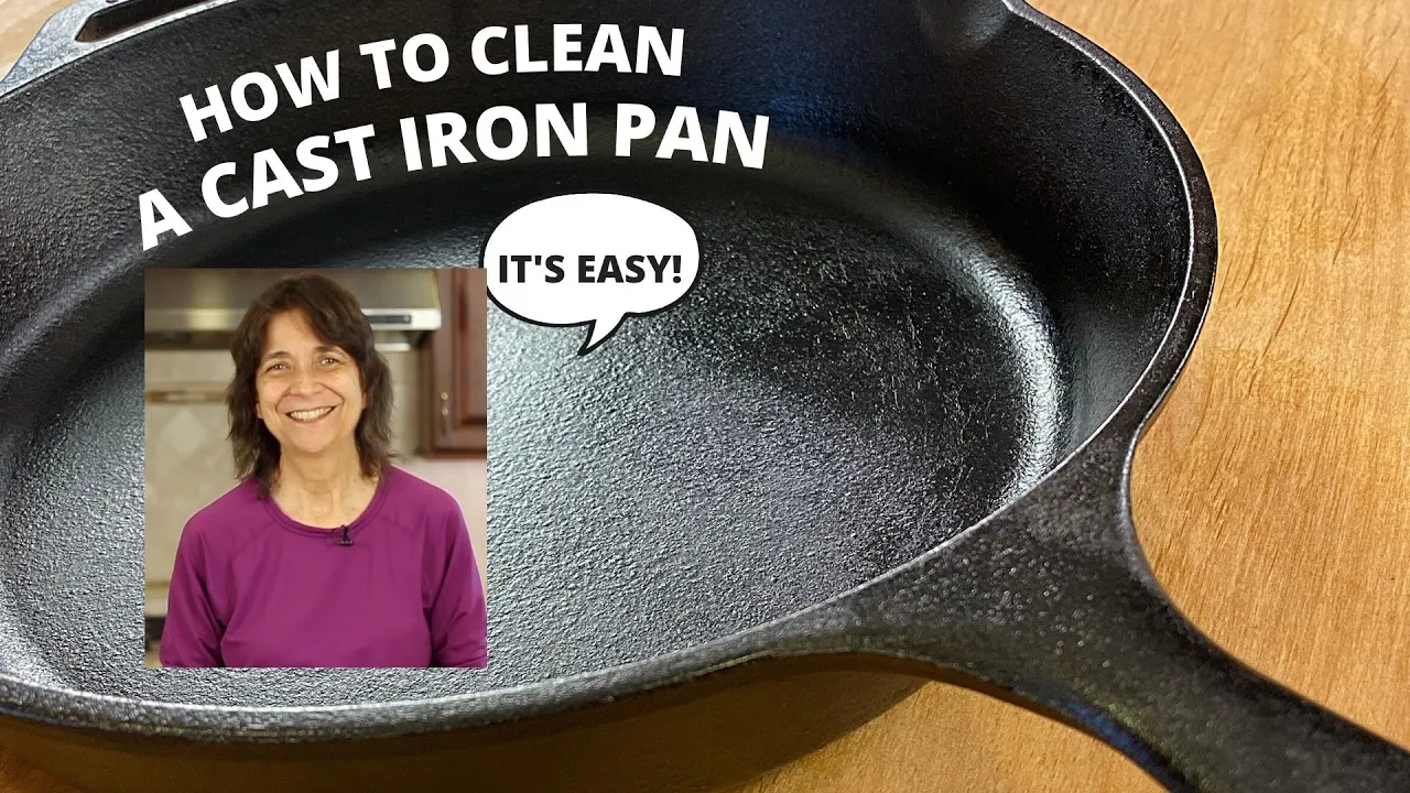 How To Clean A Cast Iron Pan   It