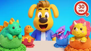 Parque de Diversiones de Plastilina 🧸 Dibujos Animados 🔍Sheriff Labrador en Español