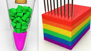 Very Satisfying and Relaxing Compilation 376 Kinetic Sand ASMR