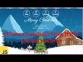 Count Down Timer Using HTML CSS And JavaScript Christmas Countdown Timer Using JavaScript