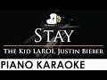 Download Lagu The Kid LAROI, Justin Bieber - Stay - Slower Piano Karaoke Instrumental Cover with Lyrics