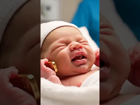बाबू तुम्हारी बहोत याद आ रही हैं #newbornbaby #funny #cutebaby