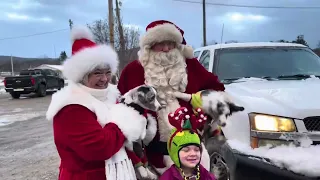 Wellsville NY Christmas parade and fireworks 2024 John Anderson