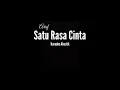 Download Lagu Satu Rasa Cinta - Arief || Karaoke Akustik