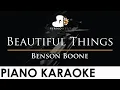 Download Lagu Benson Boone - Beautiful Things - Piano Karaoke Instrumental Cover with Lyrics