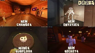 Every New CHANGES in DOORS THE ARCHIVES UPDATE New Mines Secret Subfloor New Hotel Changes