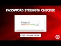 Password Strength Meter HTML CSS JQUERY
