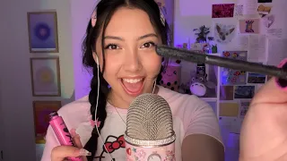 asmr girl who is obsessed with you does your makeup