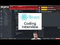 Intermediate React js Coding Interview ft Alpha-Code