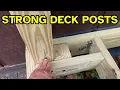 Installing a ROCK SOLID Deck Railing Post System - NO CONCRETE