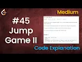 Jump Game II Live Coding with Explanation Leetcode - 45