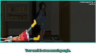 Ononoki has had enough of Tsukihi Monogatari Commentary Clips