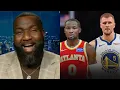 Kendrick Perkins reacts to Jonathan Kuminga trade to Hawks for Kristaps Porzingis