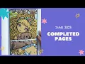 June Completed Colouring Pages - Adult Coloring