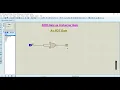 DLD LAB 3 Gate as NOT Gate Simulation s