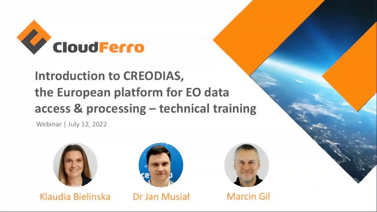 Introduction to CREODIAS - a technical training